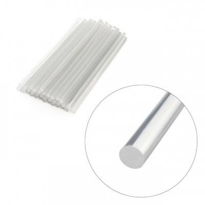 Будкрам купити Комплект прозрачных клеевых стержней 11,2 мм x 300 мм, уп. 1 кг INTERTOOL RT-1026