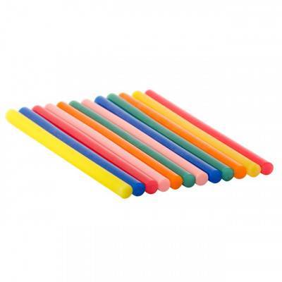 Будкрам купить Комплект цветных клеевых стержней 11.2мм*200мм, 12шт INTERTOOL RT-1028 Комплект цветных клеевых стержней 11.2мм*200мм, 12шт INTERTOOL RT-1028 5