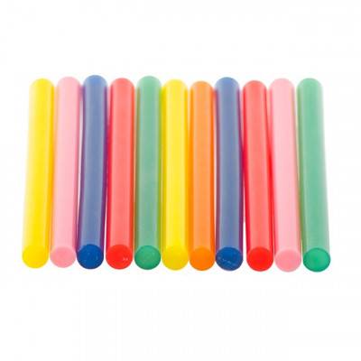 Будкрам купить Комплект цветных клеевых стержней 7.4мм*100мм, 12шт INTERTOOL RT-1031 Комплект цветных клеевых стержней 7.4мм*100мм, 12шт INTERTOOL RT-1031 7