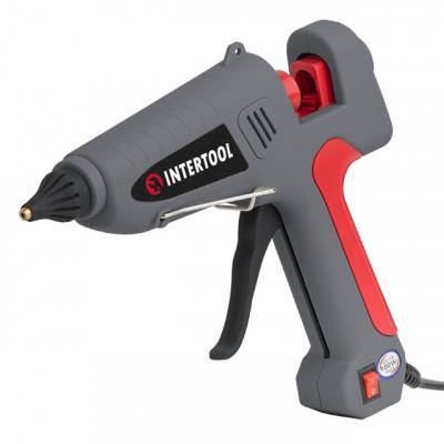Будкрам купить Пистолет клеевой 100(300)Вт, 230В, 215-230°C под стержни 10.8-11.5мм, 13-30 г/мин., выключатель INTERTOOL RT-1106 Пистолет клеевой 100(300)Вт, 230В, 215-230°C под стержни 10.8-11.5мм, 13-30 г/мин., выключатель INTERTOOL RT-1106 2