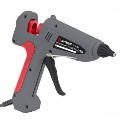 Будкрам купить Пистолет клеевой 100(300)Вт, 230В, 215-230°C под стержни 10.8-11.5мм, 13-30 г/мин., выключатель INTERTOOL RT-1106 Пистолет клеевой 100(300)Вт, 230В, 215-230°C под стержни 10.8-11.5мм, 13-30 г/мин., выключатель INTERTOOL RT-1106 3