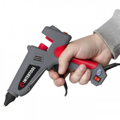 Будкрам купить Пистолет клеевой 100(300)Вт, 230В, 215-230°C под стержни 10.8-11.5мм, 13-30 г/мин., выключатель INTERTOOL RT-1106 Пистолет клеевой 100(300)Вт, 230В, 215-230°C под стержни 10.8-11.5мм, 13-30 г/мин., выключатель INTERTOOL RT-1106 7