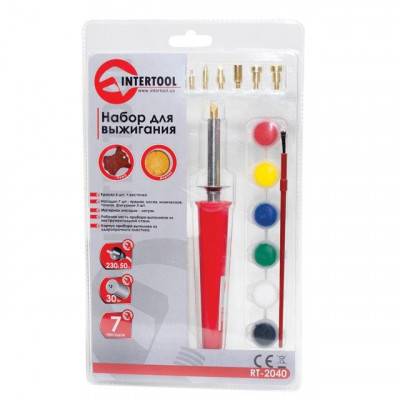 Будкрам купити Набор для выжигания INTERTOOL RT-2040