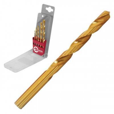 Будкрам купити Набор сверл по металлу HSS 5 шт INTERTOOL SD-0005