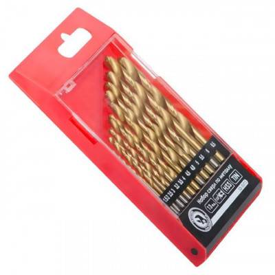 Будкрам купить Набор сверл по металлу HSS 13 шт INTERTOOL SD-0013 Набор сверл по металлу HSS 13 шт INTERTOOL SD-0013 3