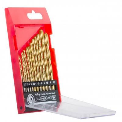 Будкрам купить Набор сверл по металлу HSS 13 шт INTERTOOL SD-0013 Набор сверл по металлу HSS 13 шт INTERTOOL SD-0013 4