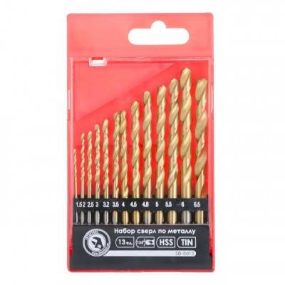 Будкрам купить Набор сверл по металлу HSS 13 шт INTERTOOL SD-0013