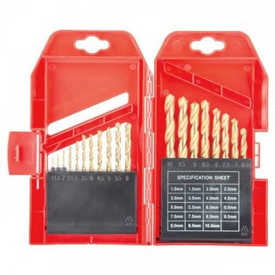 Будкрам купить Набор сверл по металлу HSS 19 шт INTERTOOL SD-0019 Набор сверл по металлу HSS 19 шт INTERTOOL SD-0019 4