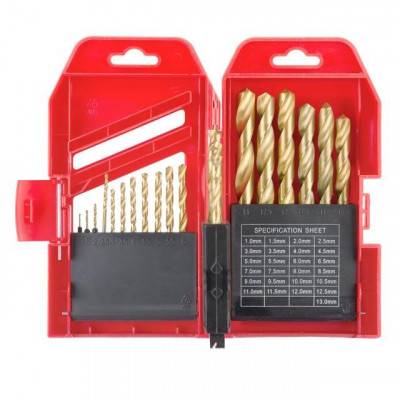 Будкрам купити Набор сверл по металлу HSS 25 шт INTERTOOL SD-0025 Набор сверл по металлу HSS 25 шт INTERTOOL SD-0025 6