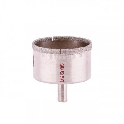 Будкрам купити Сверло алмазное трубчатое по стеклу и керамике 50 мм INTERTOOL SD-0368