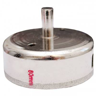 Будкрам купити Сверло алмазное трубчатое по стеклу и керамике 80 мм INTERTOOL SD-0376 Сверло алмазное трубчатое по стеклу и керамике 80 мм INTERTOOL SD-0376 2