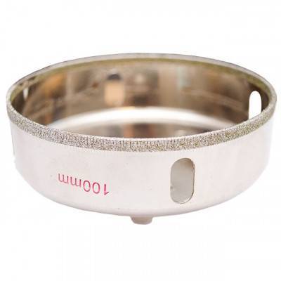 Будкрам купити Сверло алмазное трубчатое по стеклу и керамике 100 мм INTERTOOL SD-0379