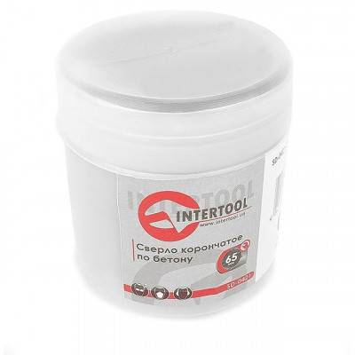Будкрам купити Сверло корончатое по бетону 65 мм INTERTOOL SD-0421 Сверло корончатое по бетону 65 мм INTERTOOL SD-0421 4