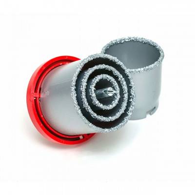 Будкрам купити Набор корончатых сверл для плитки 4 ед c вольфрамовым напылением INTERTOOL SD-0429