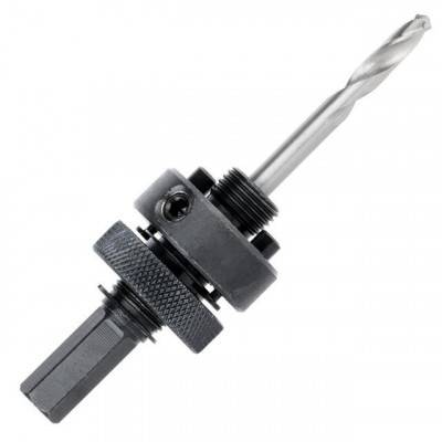 Будкрам купити Держатель сверла корончатого биметаллического 7/16" с центрирующим сверлом (32-210 мм) INTERTOOL SD-5602 Держатель сверла корончатого биметаллического 7/16" с центрирующим сверлом (32-210 мм) INTERTOOL SD-5602 1_small