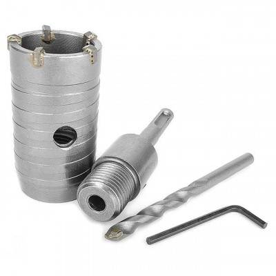 Будкрам купити Комплект: сверло корончатое по бетону 40 мм+Переходник SDS Plus 100мм INTERTOOL SD-7040 Комплект: сверло корончатое по бетону 40 мм+Переходник SDS Plus 100мм INTERTOOL SD-7040 4