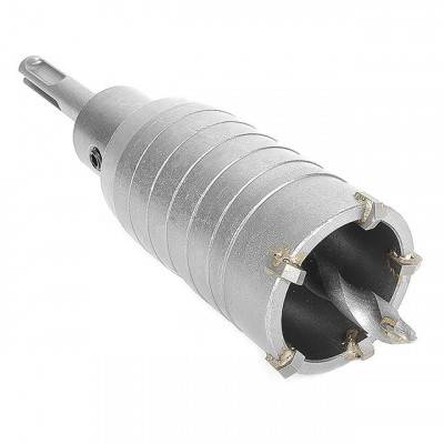 Будкрам купити Комплект: сверло корончатое по бетону 40 мм+Переходник SDS Plus 100мм INTERTOOL SD-7040