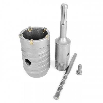 Будкрам купити Комплект: сверло корончатое по бетону 46 мм+Переходник SDS Plus 100мм INTERTOOL SD-7046 Комплект: сверло корончатое по бетону 46 мм+Переходник SDS Plus 100мм INTERTOOL SD-7046 4