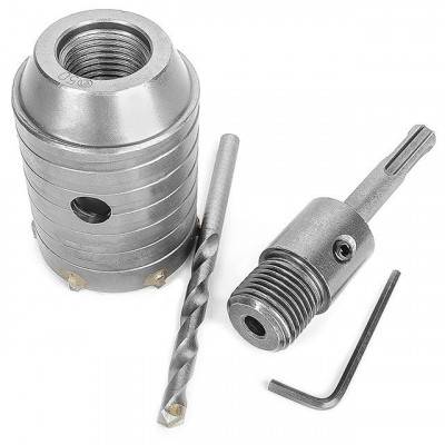 Будкрам купити Комплект: сверло корончатое по бетону 50 мм+Переходник SDS Plus 100мм INTERTOOL SD-7050 Комплект: сверло корончатое по бетону 50 мм+Переходник SDS Plus 100мм INTERTOOL SD-7050 5