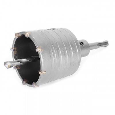 Будкрам купити Комплект: сверло корончатое по бетону 65 мм+Переходник SDS Plus 100мм INTERTOOL SD-7065 Комплект: сверло корончатое по бетону 65 мм+Переходник SDS Plus 100мм INTERTOOL SD-7065 2