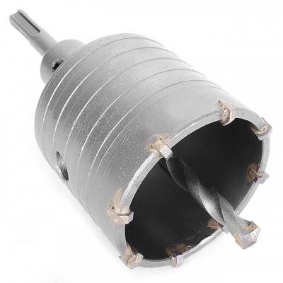 Будкрам купити Комплект: сверло корончатое по бетону 65 мм+Переходник SDS Plus 100мм INTERTOOL SD-7065