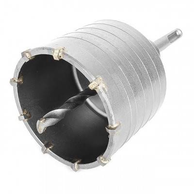 Будкрам купити Комплект: сверло корончатое по бетону 75 мм+Переходник SDS Plus 100мм INTERTOOL SD-7075