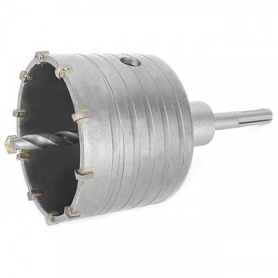 Будкрам купити Комплект: сверло корончатое по бетону 80 мм+Переходник SDS Plus 100мм INTERTOOL SD-7080 Комплект: сверло корончатое по бетону 80 мм+Переходник SDS Plus 100мм INTERTOOL SD-7080 2