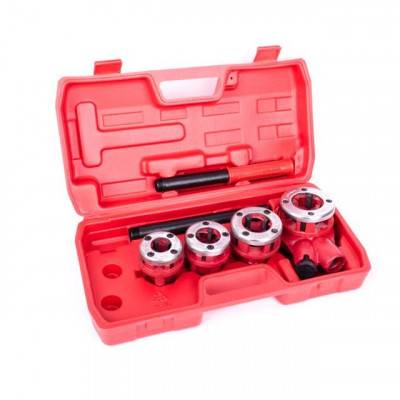 Будкрам купити Набор плашек 4 шт. для нарезки резьбы 1/2"; 3/4"; 1"; 1 1/4" INTERTOOL SD-8004 Набор плашек 4 шт. для нарезки резьбы 1/2"; 3/4"; 1"; 1 1/4" INTERTOOL SD-8004 2