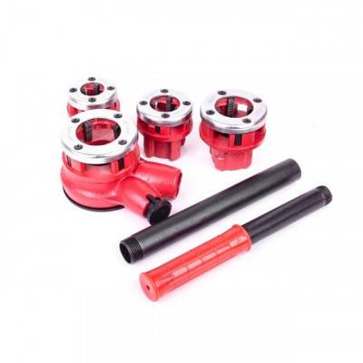 Будкрам купити Набор плашек 4 шт. для нарезки резьбы 1/2"; 3/4"; 1"; 1 1/4" INTERTOOL SD-8004