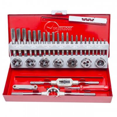 Будкрам купити Набор метчиков и плашек 32 ед INTERTOOL SD-8032