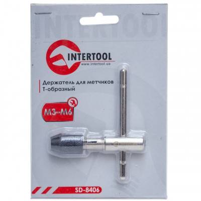Будкрам купити Держатель для метчиков Т-образный M3-M6 INTERTOOL SD-8406