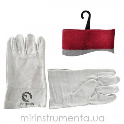 Будкрам купить Перчатка замшевая (крага) 10.5 INTERTOOL SP-0015
