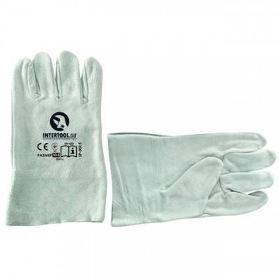 Будкрам купить Перчатка замшевая (крага) 10.5" (ящик 120 пар) INTERTOOL SP-0015W