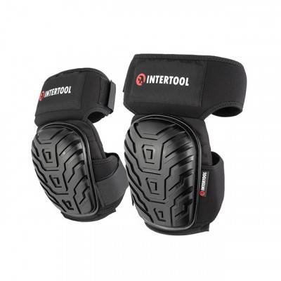 Будкрам купить Наколенники защитные, противоскользящие накладки из ПВХ, ткань 600D, гелевые подушки, неопреновые ремни [] INTERTOOL SP-0054
