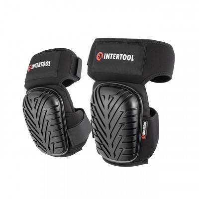 Будкрам купить Наколенники защитные, противоскользящие накладки из ПВХ, ткань 600D, гелевые подушки, неопреновые ремни [] INTERTOOL SP-0056