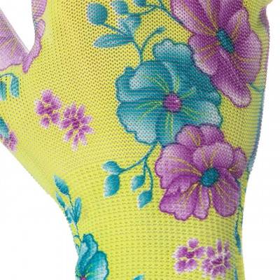 Будкрам купить Перчатки садовые с полиуретановым покрытием 8" зеленые INTERTOOL SP-0161 Перчатки садовые с полиуретановым покрытием 8" зеленые INTERTOOL SP-0161 3