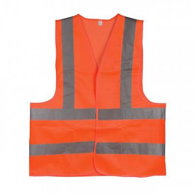 Будкрам купить Жилет сигнальный оранжевый XL (60*70см), 120 гр/м2 INTERTOOL SP-2028
