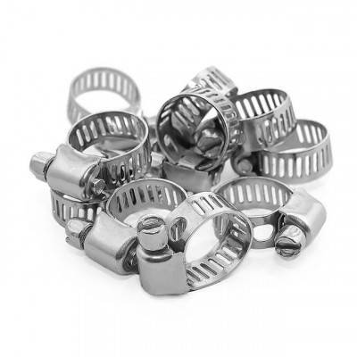 Будкрам купить Хомут стальной оцинкованный 8 мм D 6-16 мм (упаковка 10 шт) INTERTOOL TC-0006 Хомут стальной оцинкованный 8 мм D 6-16 мм (упаковка 10 шт) INTERTOOL TC-0006 2