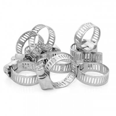 Будкрам купить Хомут стальной оцинкованный 8 мм D 13-23 мм (упаковка 10 шт) INTERTOOL TC-0013 Хомут стальной оцинкованный 8 мм D 13-23 мм (упаковка 10 шт) INTERTOOL TC-0013 2