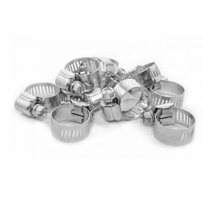 Будкрам купить Хомут стальной оцинкованный 12,7 мм D 16-25 мм (упаковка 10 шт) INTERTOOL TC-0116 Хомут стальной оцинкованный 12,7 мм D 16-25 мм (упаковка 10 шт) INTERTOOL TC-0116 2