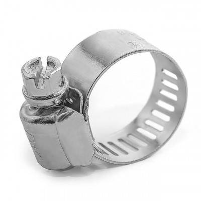 Будкрам купити Хомут стальной оцинкованный 12,7 мм D 16-25 мм (упаковка 10 шт) INTERTOOL TC-0116