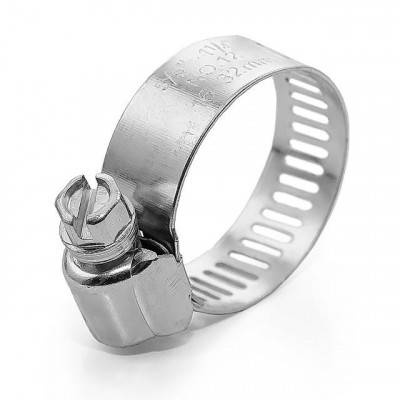 Будкрам купити Хомут стальной оцинкованный 12,7 мм D 18-32 мм (упаковка 10 шт) INTERTOOL TC-0118