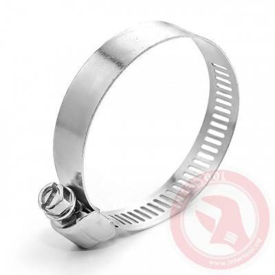 Будкрам купити Хомут стальной оцинкованный 12,7 мм D 46-70 мм (упаковка 10 шт) INTERTOOL TC-0146