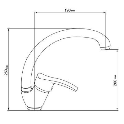 Будкрам купить Смеситель для кухни SW Demix 008F Смеситель для кухни SW Demix 008F 2