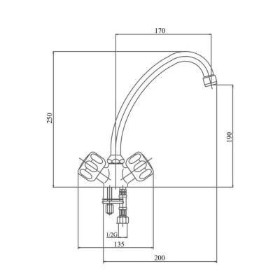 Будкрам купить Смеситель для кухни SW Olympic 2710 Смеситель для кухни SW Olympic 2710 2