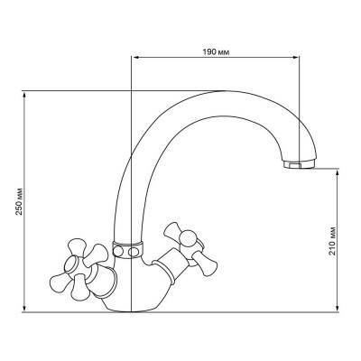 Будкрам купить Смеситель для кухни SW Delta 273 Смеситель для кухни SW Delta 273 2