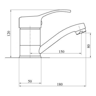 Будкрам купить Смеситель для кухни SW Foro 002М Смеситель для кухни SW Foro 002М 2
