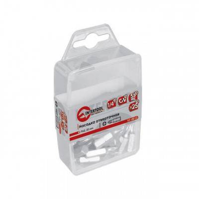 Будкрам купить Комплект отверточных насадок PH2 1/4"x 25 мм - 10 шт. INTERTOOL VT-0012