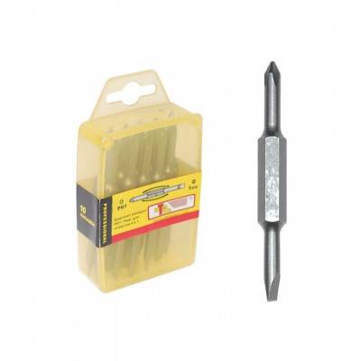 Будкрам купити Комплект отверточных насадок PH1/SL5 мм 4 в 1 (10 шт./упак.) INTERTOOL VT-0061