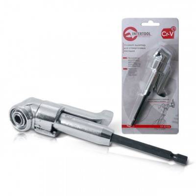 Будкрам купити Угловой адаптер для отверточных насадок 1/4" Cr-V INTERTOOL VT-0106